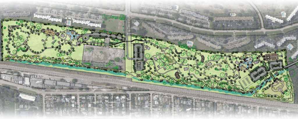 Renderings of the future North Park in Boca Raton, a former golf course, Sept. 2024. (Planning Document)